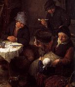 Adriaen van ostade Peasant Family in a Cottage Interior Spain oil painting artist